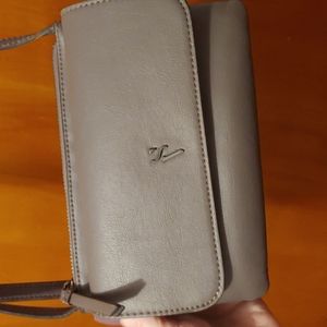 Purple crossbody purse